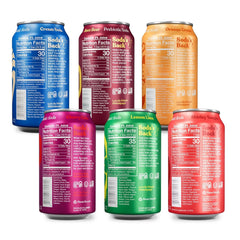 Poppi Prebiotic Soda, Sparkling Water & Fruit Juice, Major Mix, 12 Oz, 12 Pack
