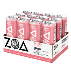 ZOA Zero Sugar Energy Drinks, Tropical Taste Pack - Sugar Free with Electrolytes, Healthy Vitamin C, Amino Acids, Essential B-Vitamins, and Caffeine from Green Tea - 12 Fl Oz (Pack Of 36)