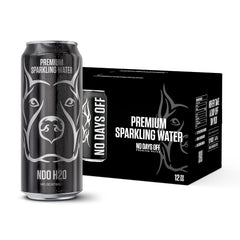 NO DAYS OFF Premium Sparkling Water - 12 Pack,16 fl oz, Sparkling (Unflavored) - Ultra-Purified Reverse Osmosis with Gentle Carbonation, Served in BPA-free 100% Recyclable Cans
