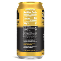 Liquid Death Iced Tea - Sweet Reaper (Black Sweet Tea), Less Sugar*, Boost of Caffeine, B Vitamins, No Artificial Sweeteners, 12 Fl Oz (Pack of 12)