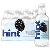 Hint Fruit-Infused Bottled Water, Blackberry - Sugar Free Flavored Water with Zero Calories, Natural Fruit Essences, and No Artificial Sweeteners - 16 Fl Oz (Pack of 12)
