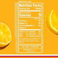 Sparkling Ice, Classic Lemonade Sparkling Water, Zero Sugar Flavored Water, with Vitamins and Antioxidants, Low Calorie Beverage, 17 oz Bottles (Pack of 24)