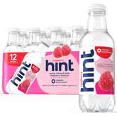 Hint Flavored Bottled Water, Raspberry - Purified Water Beverages with Zero Calories, Natural Flavors, and Sugar Free - 16 Fl Oz (Pack of 12)