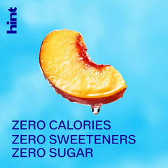 Hint Fruit-Infused Bottled Water, Georgia Peach - Sugar Free Flavored Water with Zero Calories, Naturally Flavored, and No Artificial Sweeteners - 16 Fl Oz (Pack of 12)