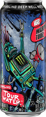 Monster Tour Water by Monster Energy, Sparkling Deep Well Water, 16oz (Pack of 12)