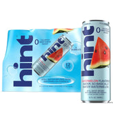 Hint Watermelon Canned Flavored Water, Pure Still Water Infused with Watermelon Essence, 12 oz Slim Cans, Zero Sugar, Calories, Sweeteners, Preservatives, or Artificial Flavors (Pack of 12)