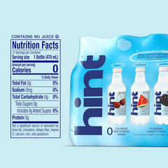 Hint Infused Bottled, Best Sellers Variety Pack - Sugar Free Flavored with Zero Calories, Natural Essences, and No Artificial Sweeteners - 16 Fl Oz (Pack of 12)