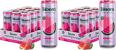 Bloom Nutrition Sparkling Energy Drink, Zero Sugar, 180mg Caffeine | Strawberry Watermelon | 12oz | 24 Pack | Antioxidant-Rich