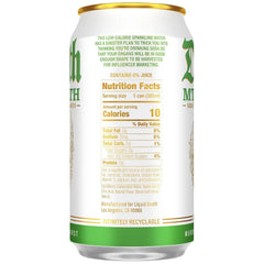Liquid Death Soda-Flavored Sparkling Water - Mt. Death, Less Sugar*, Huge Flavor, No Caffeine, No Artificial Sweeteners, 12 Fl Oz (Pack of 12)