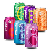 Poppi Prebiotic Soda, Sparkling Water & Fruit Juice, Crowd Pleasers, 12 Oz, 12 Pack