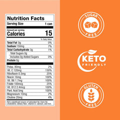 ZOA Zero Sugar Energy Drinks - Wild Orange | Healthy Energy Formula with Natural Caffeine, Daily Vitamin C, Essential B-Vitamins | Gluten-Free, Keto Friendly | 16 Ounce Cans (Pack Of 12)