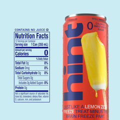 Hint Fruit-Infused Canned Water, Lemon Zest - Purified Flavored Water with Zero Calories, Natural Flavors, and Sugar Free - 12 Fl Oz Cans (Pack of 12)
