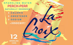 La Croix Sparkling Water, Peach-Pear, 12 Fl Oz (pack of 12)