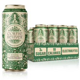 Corpse Reviver: Electrolyte Hydration Drink | Organic, Non-Alcoholic, 175mg Magnesium, 325mg Potassium, 75mg L-Theanine, 20mg Zinc, 20mg Sodium (Canned Flavored Sparkling Water), Botanical 12-Pack
