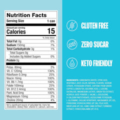 ZOA Zero Sugar Energy Drinks - Tropical Punch | Healthy Energy Formula with Natural Caffeine, Daily Vitamin C, Essential B-Vitamins | Gluten-Free, Keto Friendly | 16 Ounce Cans (Pack Of 12)