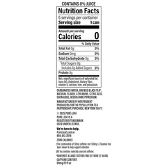 Pure Leaf Mental Focus Sparkling Real Brewed Iced Tea, Raspberry, 12 fl oz Cans (6 Pack), Caffeine, L Theanine, Zero Sugar, Zero Calories