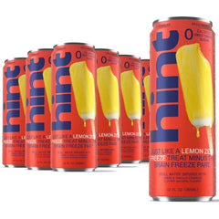 Hint Fruit-Infused Canned Water, Lemon Zest - Purified Flavored Water with Zero Calories, Natural Flavors, and Sugar Free - 12 Fl Oz Cans (Pack of 12)