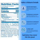 Leisure Hydration Non-Carbonated Electrolyte Refresher, Wild Blueberry Flavor - Low Sugar Nutrient Enhanced Water Beverage - Get The Best Hydration Packed w/ Magnesium & Ashwagandha For Mood & Stress Support, Non-GMO, 16 oz (12-Cans)