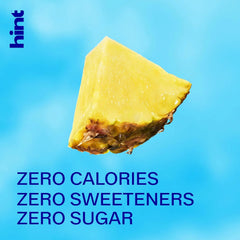 Hint Water Pineapple, Pure Water Infused with Pineapple, Zero Sugar, Zero Calories, Zero Sweeteners, Zero Preservatives, Zero Artificial Flavors, 16 Fl Oz (Pack of 12)