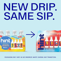 Hint Fruit-Infused Bottled Water, Star Spangled Variety Pack - Sugar Free Flavored Water with Zero Calories, Natural Fruit Essences, and No Artificial Sweeteners - 16 Fl Oz (Pack of 12)