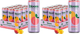 Bloom Nutrition Sparkling Energy Drink, Peach Mango | Zero Sugar | 180mg Caffeine | For Focus | 24 Pack