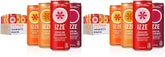 IZZE Sparkling Water Juice Beverage Blend, Dawn Variety Pack, Mango, Clementine, Strawberry, Pomegranate, No Sugar Added, 8.4 FL OZ, (Pack of 48)