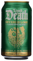 Liquid Death, Severed Lime Sparkling Water, 12 Fl Oz