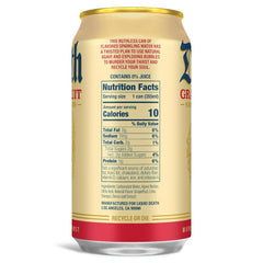 Liquid Death Soda-Flavored Sparkling Water - Grave Fruit (Grapefruit Flavor), Less Sugar*, Huge Flavor, No Caffeine, No Artificial Sweeteners, 12 Fl Oz (Pack of 12)
