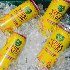 Yerba Madre Organic Yerba Mate, Energy Drink Alternative, Watermelody, 150mg Plant Based Caffeine, Smooth Energy & Focus, No Jitters or Crash, 15.5 Oz Cans (Pack of 12)