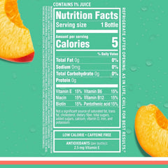 Sparkling Ice, Peach Nectarine Sparkling Water, Zero Sugar Flavored Water, with Vitamins and Antioxidants, Low Calorie Beverage, 17 fl oz Bottles (Pack of 12)