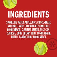 Izze Cherry Lime Straight Beverages,8.4 FL Oz,(Pack of 48)