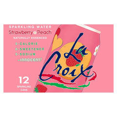 La Croix Sparkling Water, Strawberry Peach, 12 Fl Oz (pack of 12)