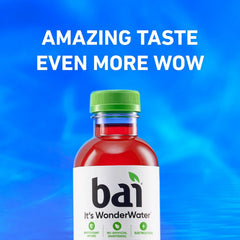 Bai Flavors Variety Pack, Antioxidant Infused Water Beverage, with Vitamin C and No Artificial Sweeteners, 18 fl oz bottles, 12 pack | Antioxidant Infused