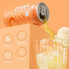 Poppi Prebiotic Soda, Sparkling Water & Fruit Juice, Crowd Pleasers, 12 Oz, 12 Pack
