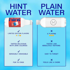 Hint Fruit-Infused Bottled Water, Cherry Berry Burst - Purified Water Beverages with Zero Calories, Natural Flavors, and Sugar Free - 16 Fl Oz (Pack of 12)