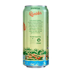 AUTX RAMBLER Sparkling Water, Texas Limestone Mineral Blend, Lemon-Lime Flavor, 16-Ounce Tallboy Cans, 12-Pack