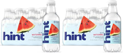 Hint Fruit-Infused Bottled Water, Watermelon - Sugar Free Flavored Water with Zero Calories, Naturally Flavored, and No Artificial Sweeteners - 16 Fl Oz (Pack of 24)