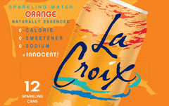 La Croix Sparkling Water, Orange, 12 Fl Oz (pack of 12)