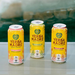Yerba Madre Organic Yerba Mate, Low Sugar Berry Lemonade, 150mg Natural Caffeine, Energy Drink Alternative, No Jitters or Crash, 15.5 Oz (Pack of 12)