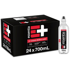 Essentia Water LLC, Ionized Alkaline Bottled Water; 99.9% Pure, Infused with Electrolytes, 9.5 pH or Higher with a Clean, Smooth Taste, 23.67 Fl Oz (Pack of 24)