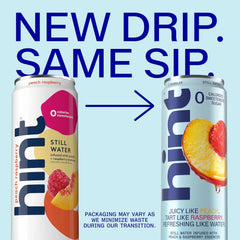 Hint Canned Water, Peach Raspberry - Purified Flavored Water with Zero Calories, Natural Flavors, and Sugar Free - 12 Fl Oz Cans (Pack of 12)