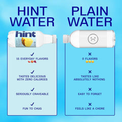 Hint Water Pineapple, Pure Water Infused with Pineapple, Zero Sugar, Zero Calories, Zero Sweeteners, Zero Preservatives, Zero Artificial Flavors, 16 Fl Oz (Pack of 12)