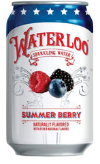 Waterloo Sparkling Water, Summer Berry Naturally Flavored, 12 Fl Oz Cans (Pack of 12) – Zero Calories and Zero Sugar or Sweeteners