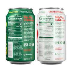 Poppi Prebiotic Soda, Sparkling Water & Fruit Juice, Naughty or Nice, 12 Oz, 12 Pack