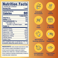 Leisure Hydration - Half and Half with Ggiata Delicatessen [Electrolyte Refresher - 16oz Cans, 12pk] - Half Lemonade Half Black Tea Hydration Drink, Packed w/ Magnesium & Ashwagandha For Mood & Stress Support