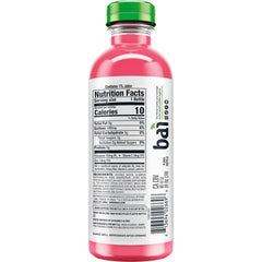 Bai Antioxidant Infused Water Beverage, Kula Watermelon, with Vitamin C and No Artificial Sweeteners, 18 Fluid Ounce Bottle, 12 Pack