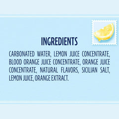 Sanpellegrino Ciao Limoncello Flavored Sparkling Water, Italian Sparkling Water, 24Pk