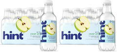 Hint Fruit-Infused Bottled Water, Crisp Apple - Sugar Free Flavored Water with Zero Calories, Naturally Flavored, and No Artificial Sweeteners - 16 Fl Oz (Pack of 24)