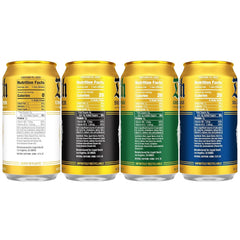 Liquid Death Iced Tea - Classic Variety, Less Sugar*, Boost of Caffeine, B Vitamins, No Artificial Sweeteners, 4 Flavors: Tea/Lemonade, Unsweet Reaper, Sweet Reaper, Green Guillotine, 12 Fl Oz (Pack of 12)