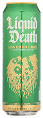 Liquid Death Severed Lime Sparkling Water Single, 19.2 FZ